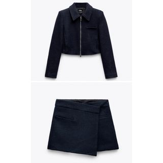 ザラ(ZARA)のZARA ザラ ブレザー スコート セットアップ(セット/コーデ)