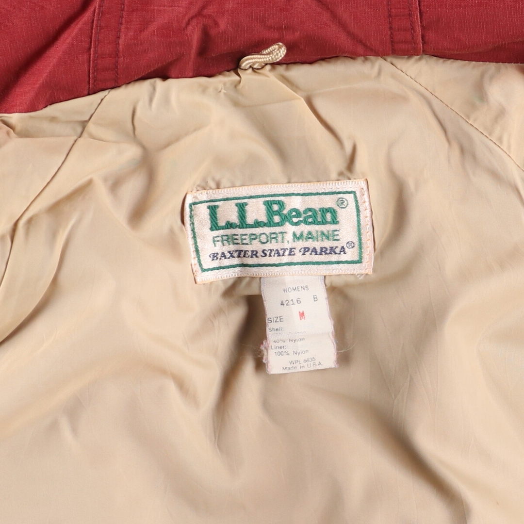 L.L.Bean(エルエルビーン)の古着 80年代 エルエルビーン L.L.Bean BAXTER STATE PARKA マウンテンパーカー シェルジャケット USA製 レディースM ヴィンテージ /eaa424819 レディースのジャケット/アウター(その他)の商品写真