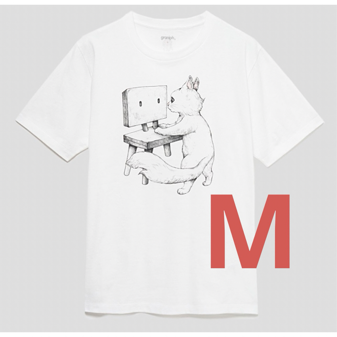 Design Tshirts Store graniph(グラニフ)のグラニフ　ヒグチユウコ　Mサイズ　すずめの戸締り　Tシャツ レディースのトップス(Tシャツ(半袖/袖なし))の商品写真