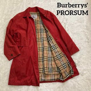 バーバリー(BURBERRY) コート（レッド/赤色系）の通販 200点以上 