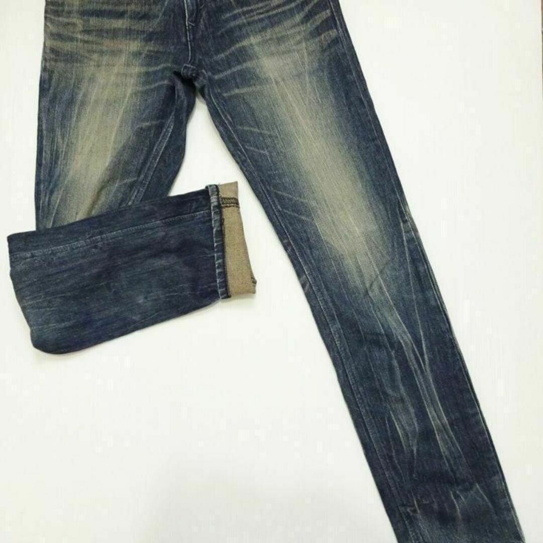 EDWIN(エドウィン)のエドウィン　タイトストレートデニム　W80cm　ストレッチ　Wポケット　藍青 メンズのパンツ(デニム/ジーンズ)の商品写真