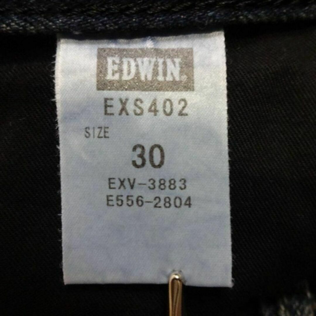 EDWIN(エドウィン)のエドウィン　タイトストレートデニム　W80cm　ストレッチ　Wポケット　藍青 メンズのパンツ(デニム/ジーンズ)の商品写真
