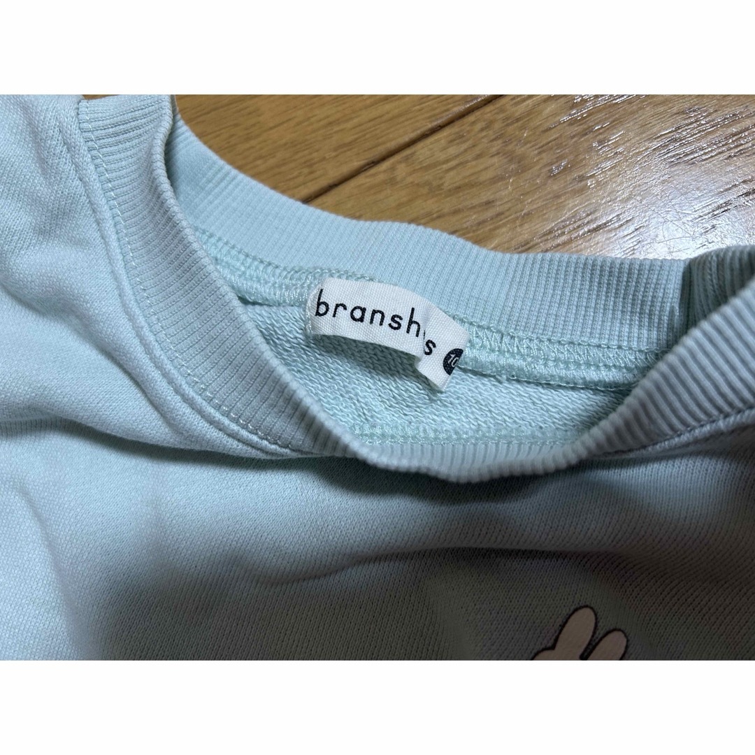 Branshes(ブランシェス)のブランシェス　ミッフィーコクーンワンピース　オリーブ　100cm キッズ/ベビー/マタニティのキッズ服女の子用(90cm~)(ワンピース)の商品写真