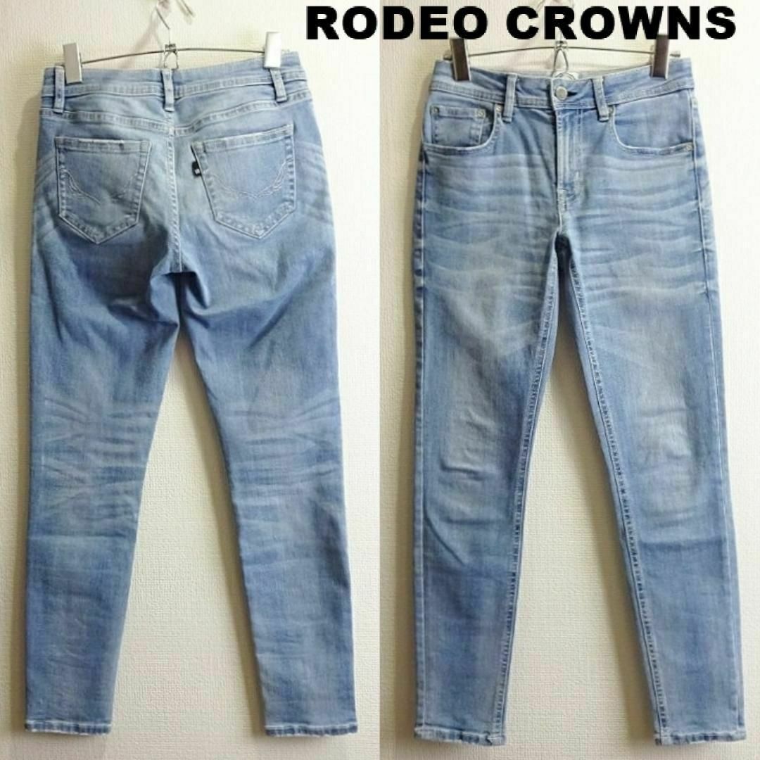 RODEO CROWNS(ロデオクラウンズ)のロデオクラウンズ　R+evolution　スキニーデニム　W66cm　ストレッチ レディースのパンツ(デニム/ジーンズ)の商品写真