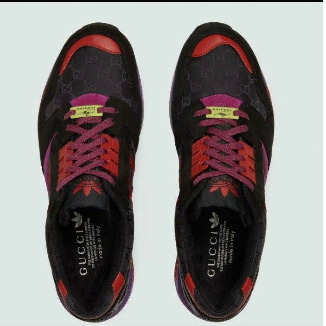 Gucci(グッチ)のadidas×GUCCI コラボ ZX8000 スニーカー ブラック 9 メンズの靴/シューズ(スニーカー)の商品写真