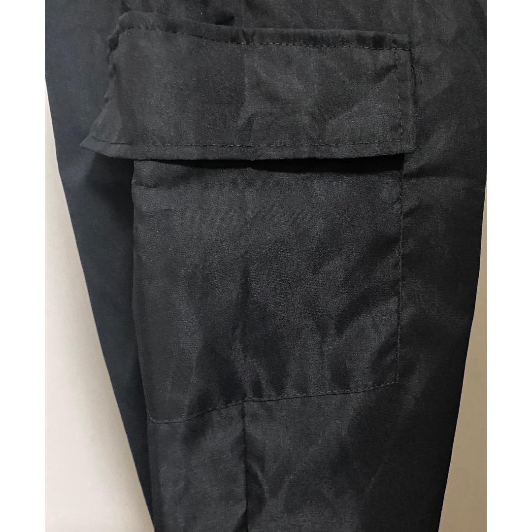ブラック XL パラシュートカーゴパンツ　ワイドパンツ　ストリート　カーゴパンツ レディースのパンツ(ワークパンツ/カーゴパンツ)の商品写真