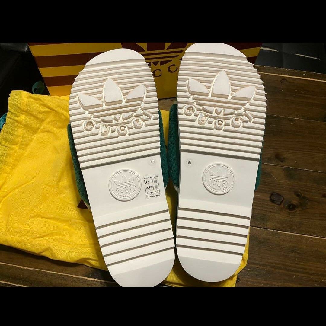 Gucci(グッチ)のGucci  adidas GG Platform Sandal Green メンズの靴/シューズ(サンダル)の商品写真