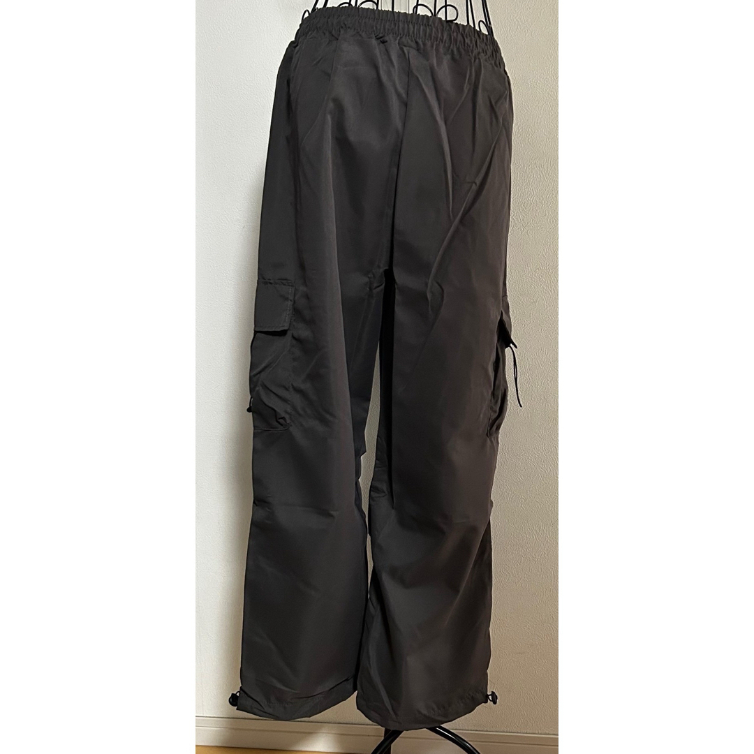 グレー 2XL パラシュートカーゴパンツ ワイドパンツ ストリート カーゴ