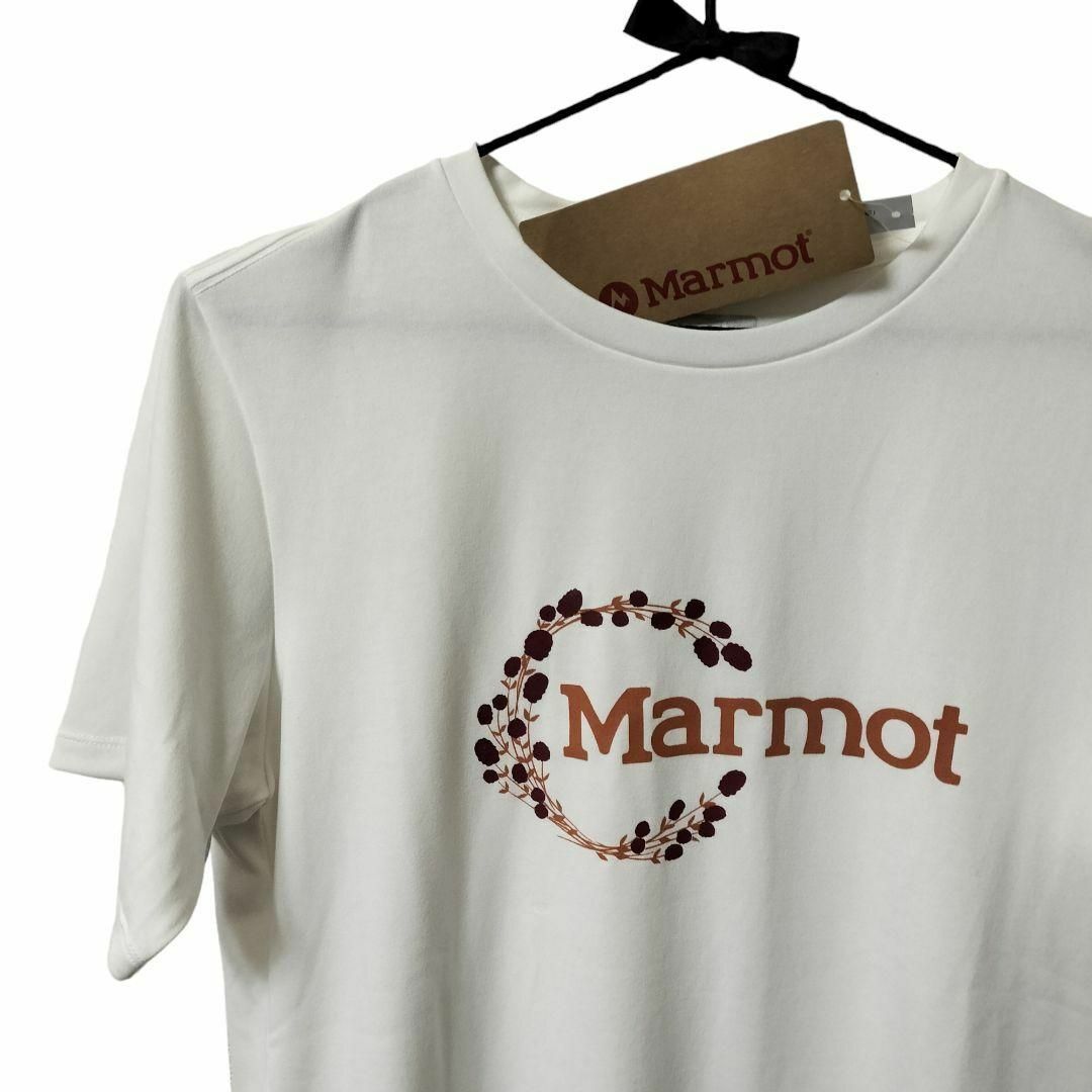MARMOT(マーモット)の【新品】Marmot W’s Burnet Logo H/S Crew XL 白 スポーツ/アウトドアのアウトドア(登山用品)の商品写真