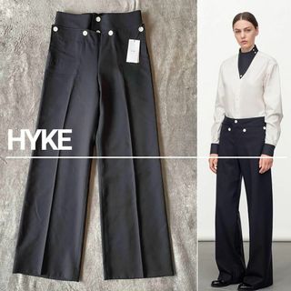 ハイク(HYKE)の【新品タグ付き】定価45,360円 HYKE ワイドパンツ ダークネイビー 1(その他)