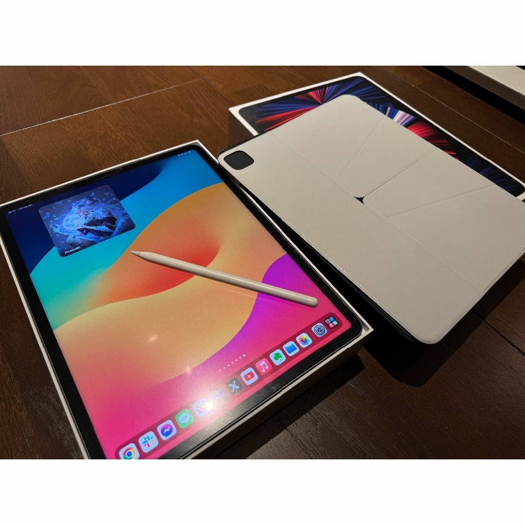 Apple(アップル)の12.9 iPadPro第5世代 512GB Wi-Fi ApplePencil スマホ/家電/カメラのPC/タブレット(タブレット)の商品写真