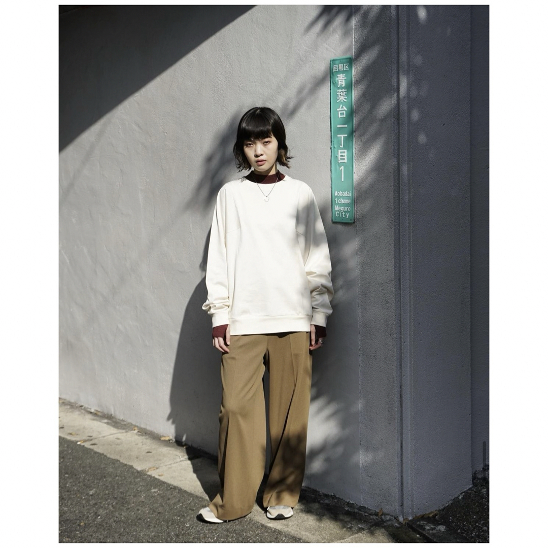 1LDK SELECT(ワンエルディーケーセレクト)のMY WOOL LIKE JERSY TROUSERS マイ パンツ 1LDK レディースのパンツ(カジュアルパンツ)の商品写真