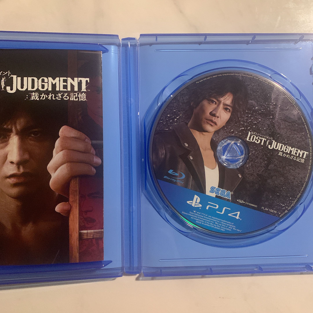 PlayStation4(プレイステーション4)のLOST JUDGMENT：裁かれざる記憶 エンタメ/ホビーのゲームソフト/ゲーム機本体(家庭用ゲームソフト)の商品写真