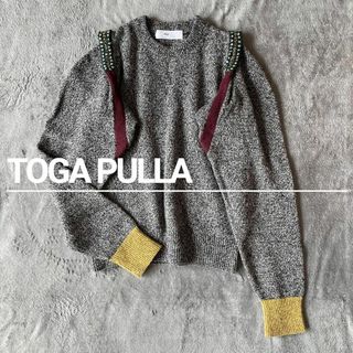 トーガプルラ(TOGA PULLA)の【希少】TOGA PULLA ビジューニット 36(ニット/セーター)