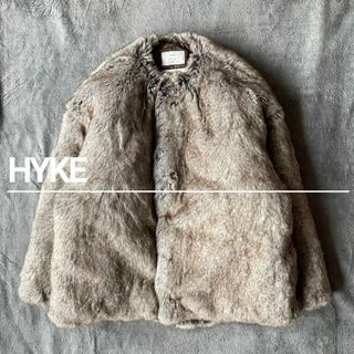 【超美品】HYKE FAUX FUR REVERSIBLE JACKET S