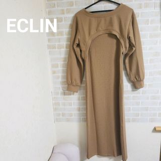 エクラン(ECLIN)のECLIN レイヤードロングワンピース(ロングワンピース/マキシワンピース)