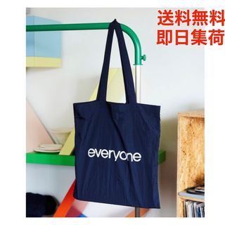 ワンエルディーケーセレクト(1LDK SELECT)のeveryone nylon logo tote bag ネイビー ennoy(トートバッグ)