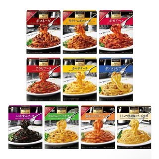 エルビーショクヒン(エスビー食品)のエスビー食品　予約でいっぱいの店のパスタソース 10種セット(レトルト食品)