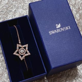 SWAROVSKI - スワロフスキー クリスタルダスト バングル2連美品