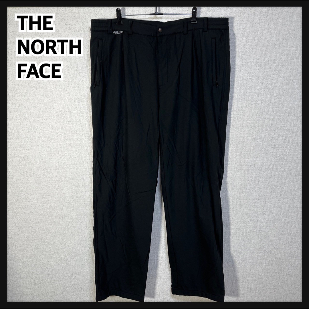 THE NORTH FACE(ザノースフェイス)の【ノースフェイス】パンツ　ボトムス　黒ブラック　極暖　刺繍ワンポイント１K メンズのパンツ(その他)の商品写真