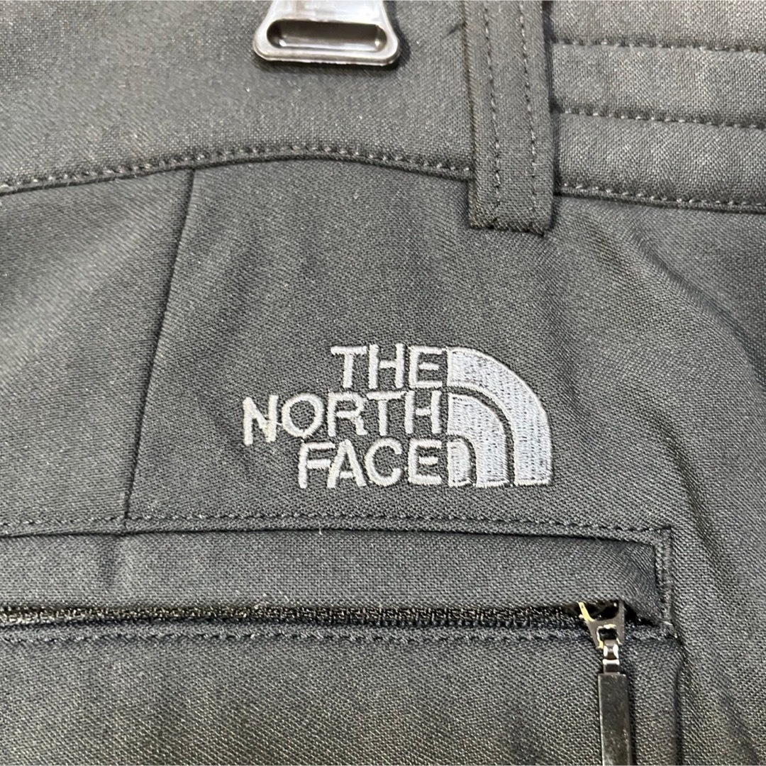 THE NORTH FACE(ザノースフェイス)の【ノースフェイス】パンツ　ボトムス　黒ブラック　極暖　刺繍ワンポイント１K メンズのパンツ(その他)の商品写真