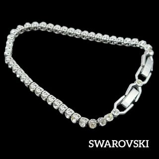 スワロフスキー(SWAROVSKI)のSWAROVSKI テニス ブレスレット シルバー クリア(ブレスレット/バングル)