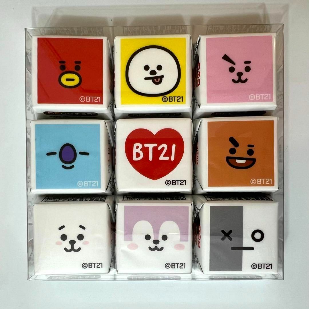 BT21 DECOチョコ チロルチョコ JP Ver. ラインフレンズ エンタメ/ホビーのおもちゃ/ぬいぐるみ(キャラクターグッズ)の商品写真