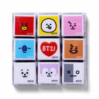 BT21 DECOチョコ チロルチョコ JP Ver. ラインフレンズ(キャラクターグッズ)