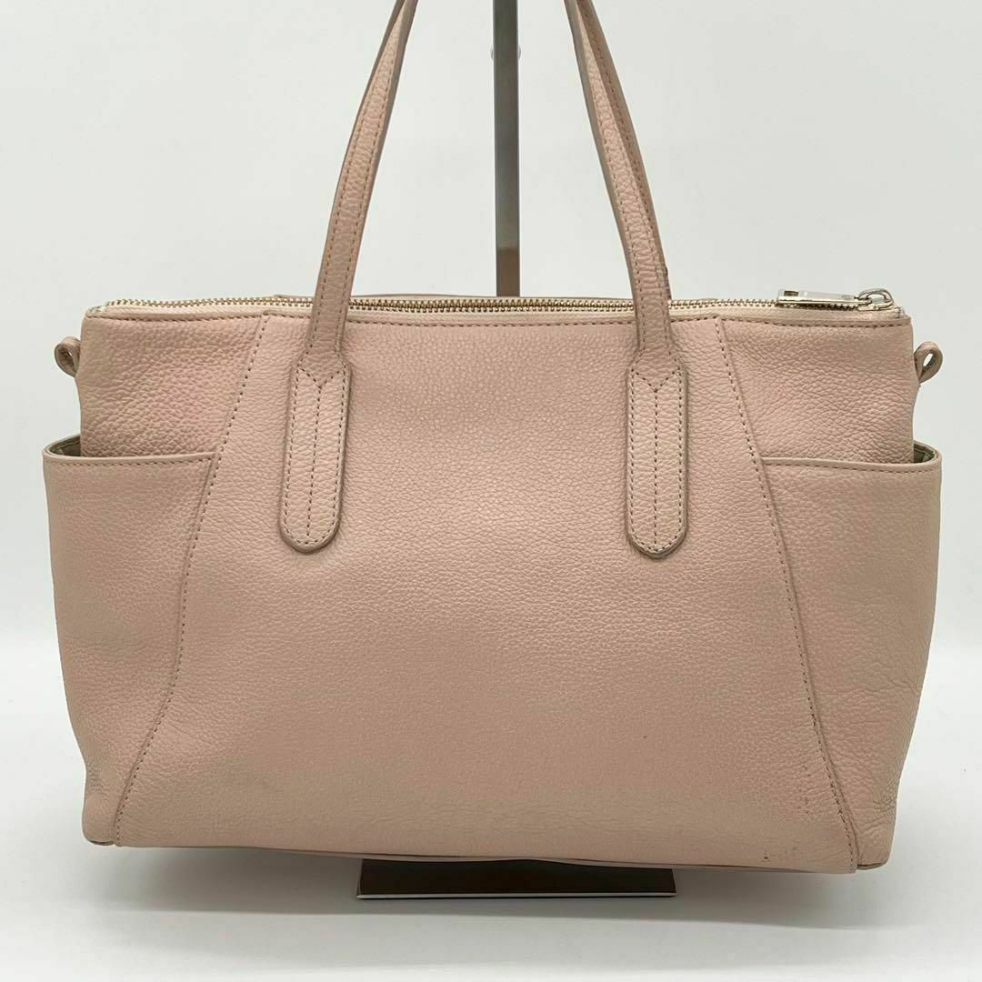 Furla(フルラ)の✨️良品✨️FURLA ARIANA ハンドバッグ トートバッグ ピンクベージュ レディースのバッグ(ハンドバッグ)の商品写真