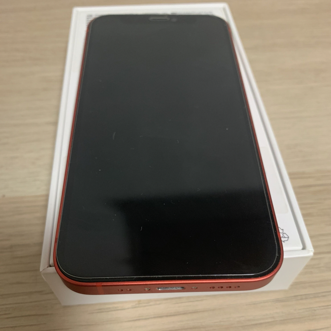 iPhone(アイフォーン)の【ジャンク】アップル iPhone12 mini 64GB レッド スマホ/家電/カメラのスマートフォン/携帯電話(スマートフォン本体)の商品写真