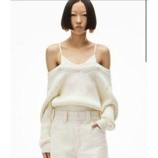 アレキサンダーワン(Alexander Wang)の【8500円可能】alexander wang オフショルニット(ニット/セーター)