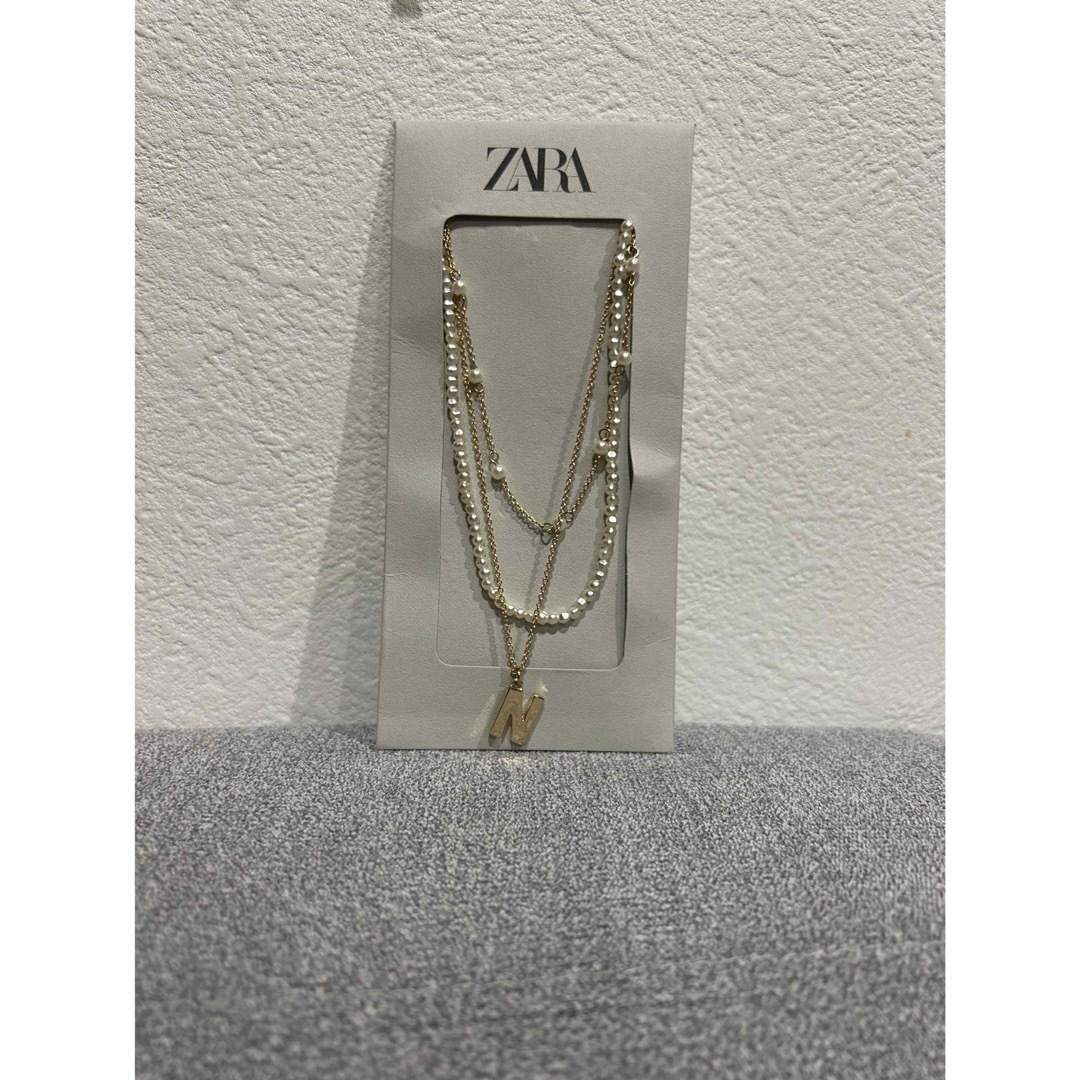 ZARA(ザラ)のZARA ネックレス　3本セット　イニシャル　N レディースのアクセサリー(ネックレス)の商品写真