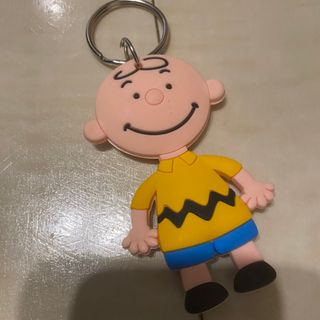 スヌーピー(SNOOPY)のチャーリーブラウン　ラバーキーホルダー(キーホルダー)