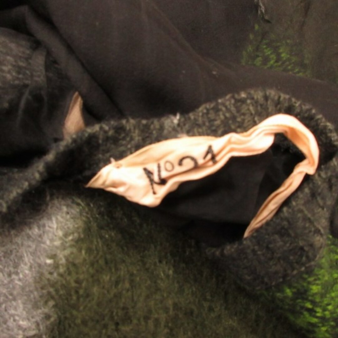 N°21(ヌメロヴェントゥーノ)のヌメロヴェントゥーノ ニット セーター アーガイル柄 長袖 緑系 S STK レディースのトップス(ニット/セーター)の商品写真