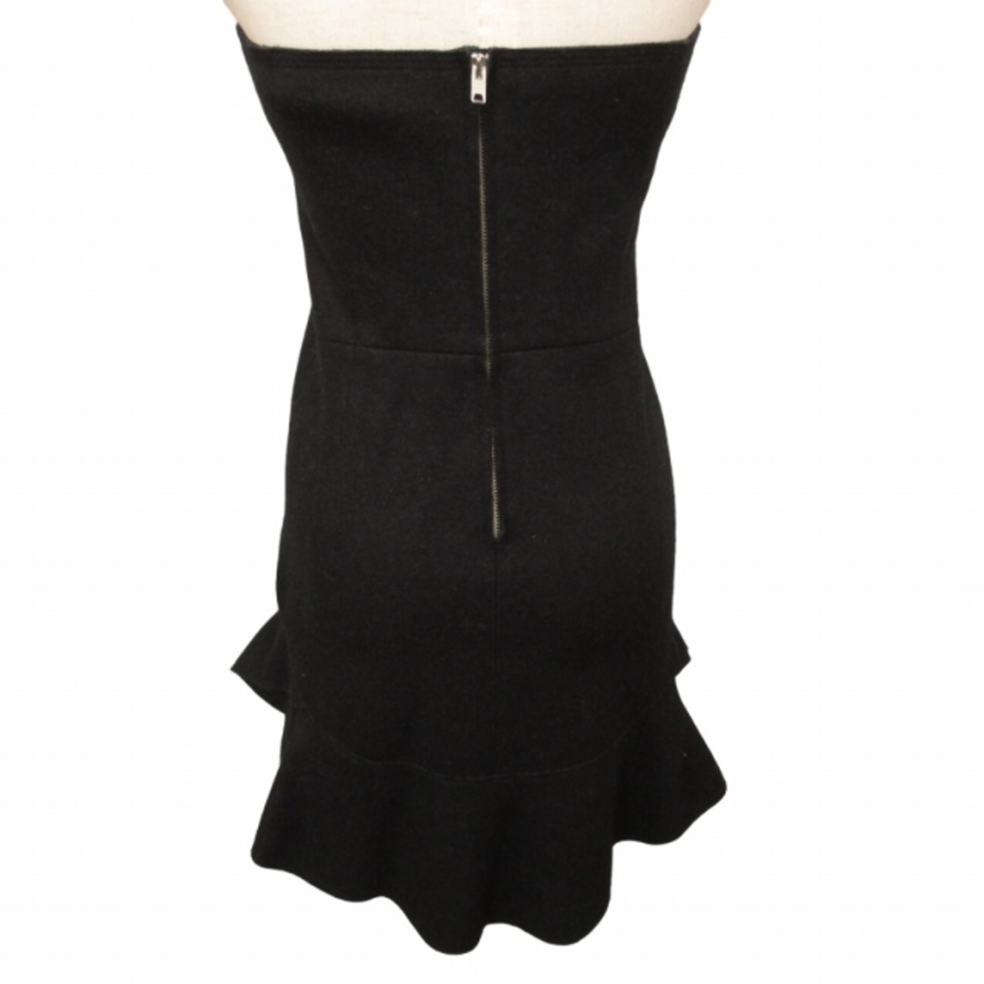 Isabel Marant(イザベルマラン)のイザベルマラン ウールワンピース ドレス フリル 黒 Mサイズ STK レディースのワンピース(ミニワンピース)の商品写真