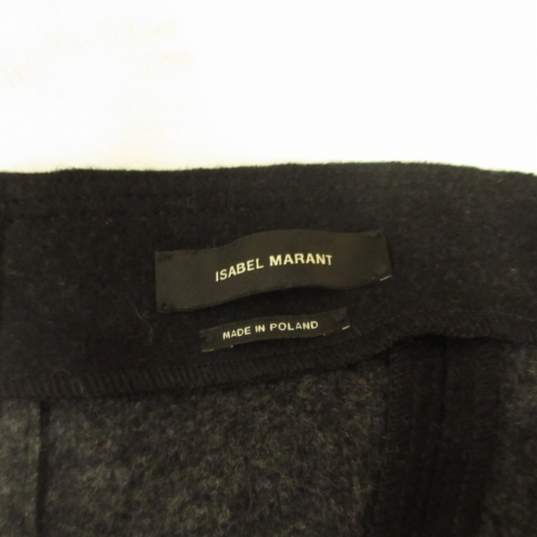 Isabel Marant(イザベルマラン)のイザベルマラン ウールワンピース ドレス フリル 黒 Mサイズ STK レディースのワンピース(ミニワンピース)の商品写真