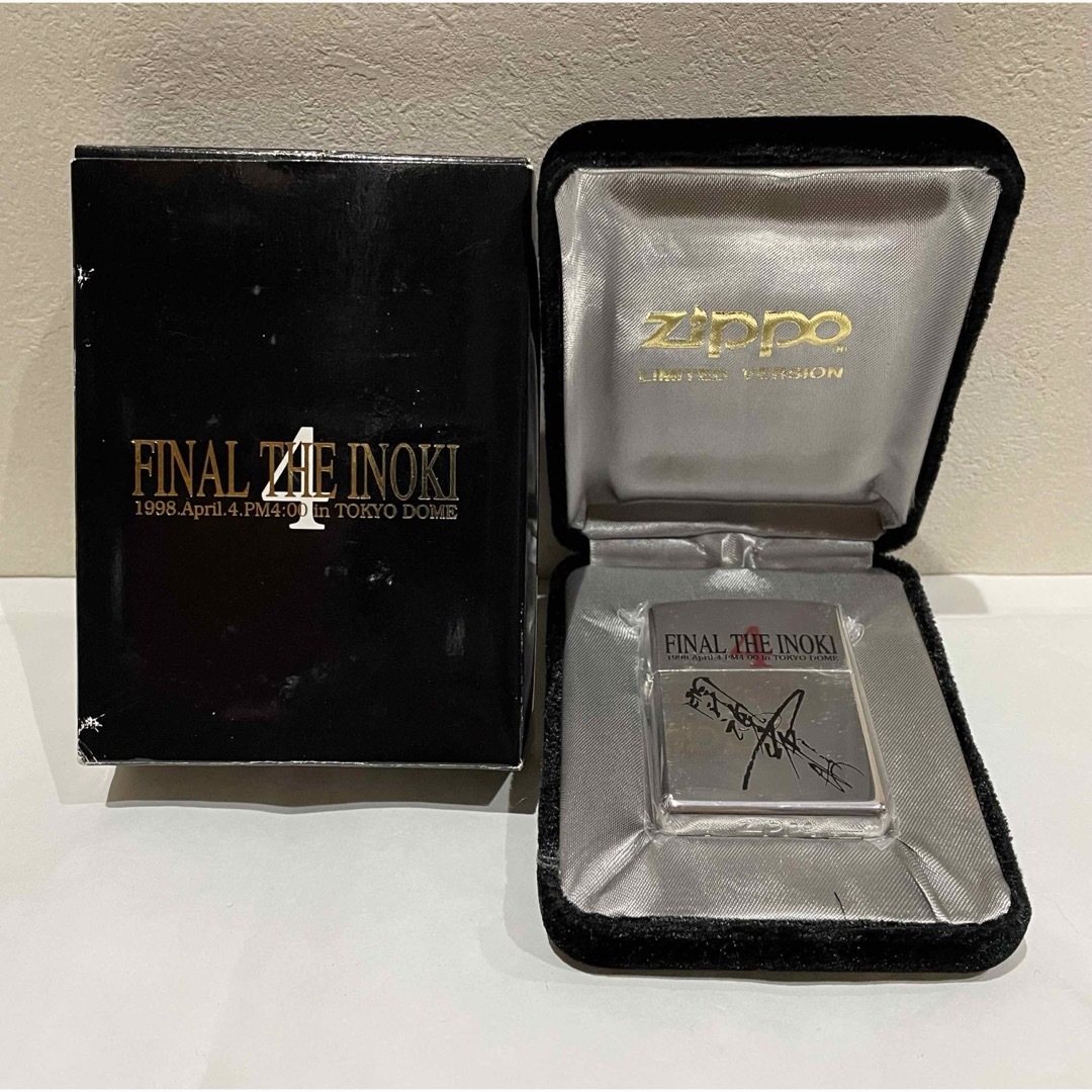 ZIPPO(ジッポー)のジッポ　アントニオ猪木 FINAL THE INOKI 4 スポーツ/アウトドアのスポーツ/アウトドア その他(格闘技/プロレス)の商品写真