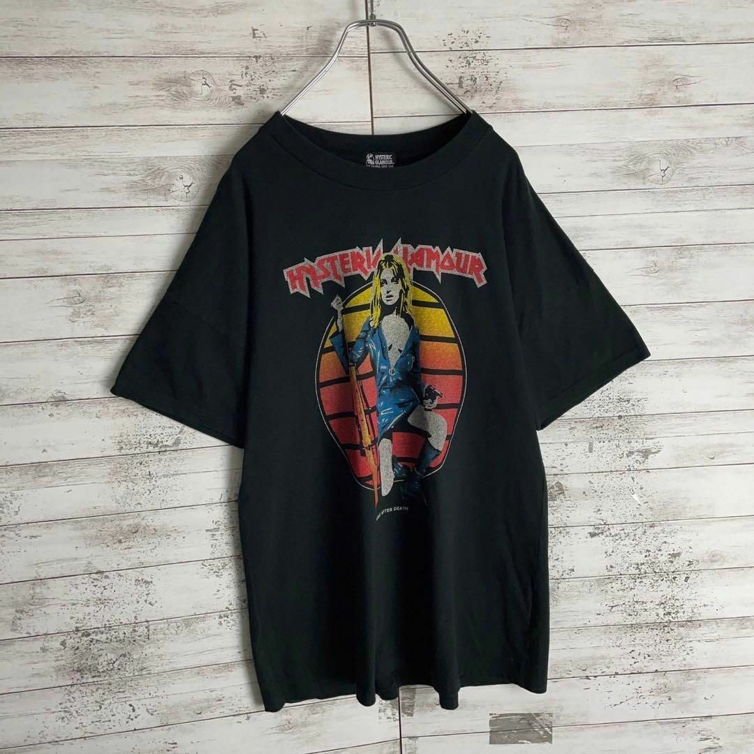 HYSTERIC GLAMOUR(ヒステリックグラマー)の8995【希少デザイン】ヒステリックグラマー☆ビッグロゴ定番カラーtシャツ　美品 メンズのトップス(Tシャツ/カットソー(半袖/袖なし))の商品写真