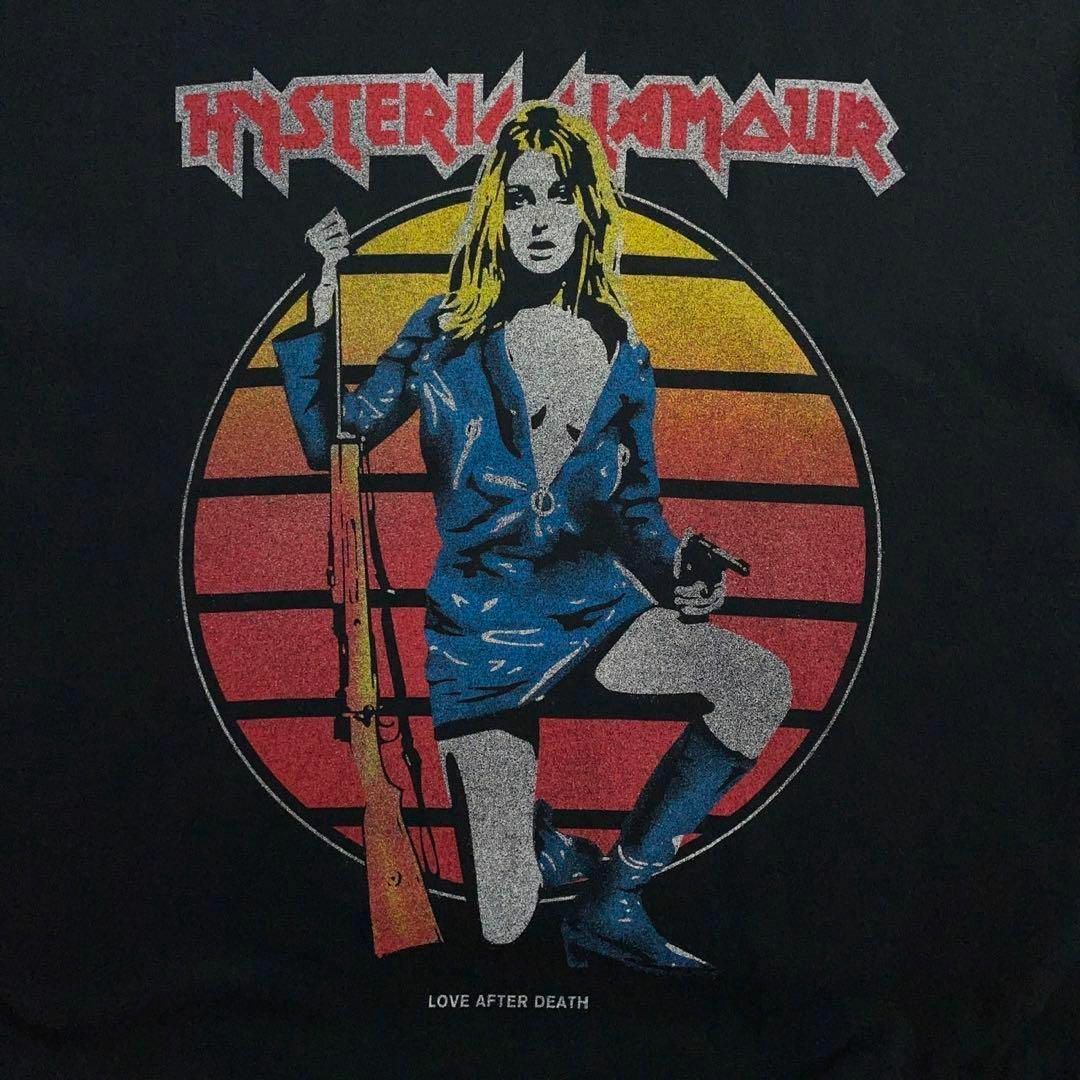 HYSTERIC GLAMOUR(ヒステリックグラマー)の8995【希少デザイン】ヒステリックグラマー☆ビッグロゴ定番カラーtシャツ　美品 メンズのトップス(Tシャツ/カットソー(半袖/袖なし))の商品写真