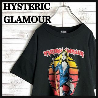 ヒステリックグラマー(HYSTERIC GLAMOUR)の8995【希少デザイン】ヒステリックグラマー☆ビッグロゴ定番カラーtシャツ　美品(Tシャツ/カットソー(半袖/袖なし))