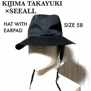 キジマタカユキ(KIJIMA TAKAYUKI)のKIJIMA TAKAYUKI×SEEALL Wネーム ハット キジマタカユキ(ハット)