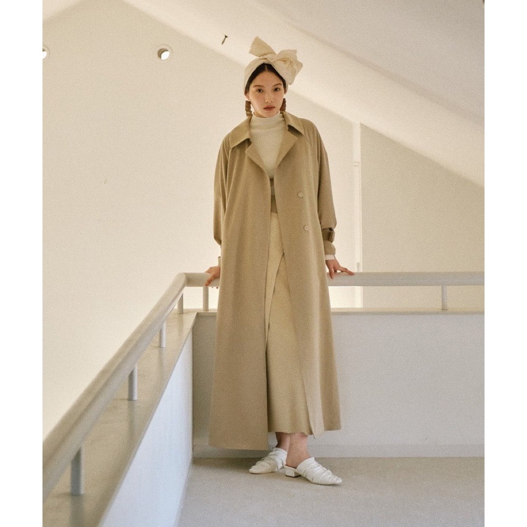 eaphi mulch way collar long trench coat ロングコート eaphi mulch way collar long trench coat ロングコート