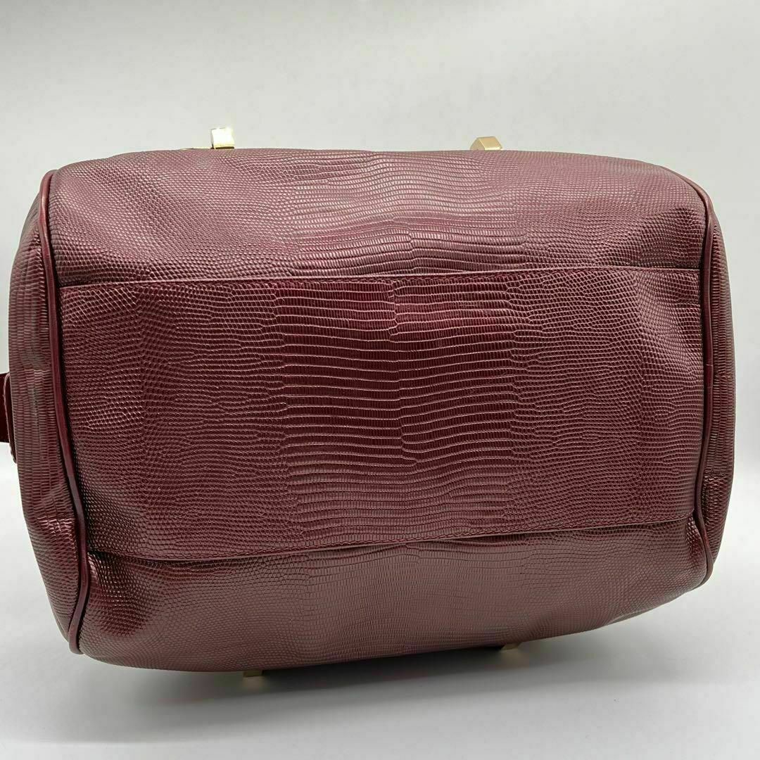 BRUNOMAGLI(ブルーノマリ)の✨️美品✨️ BRUNOMAGLI ミニボストンバッグ ハンドバッグ レッド レディースのバッグ(ハンドバッグ)の商品写真