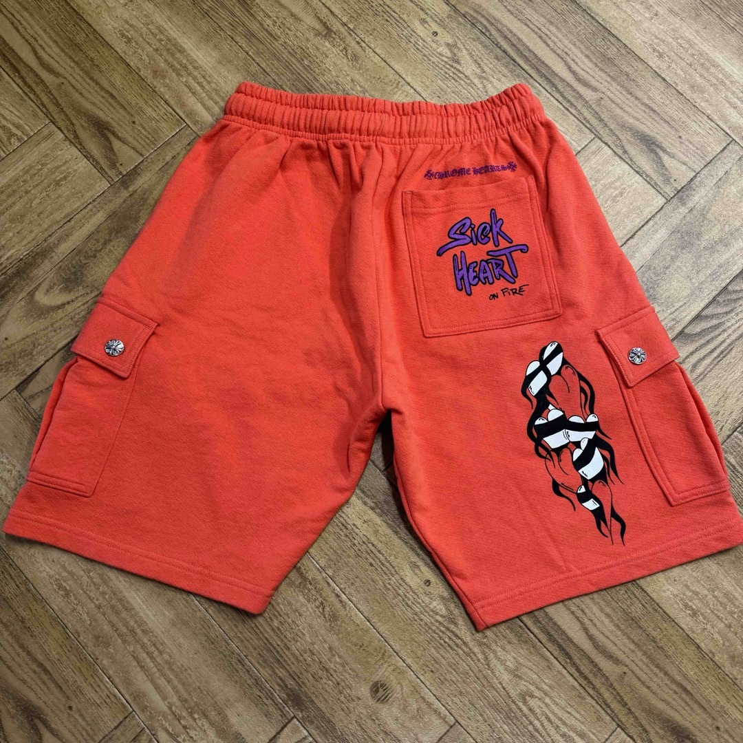 Chrome Hearts(クロムハーツ)のChrome Hearts Mattyboy Sweatshorts 赤 M メンズのパンツ(ショートパンツ)の商品写真