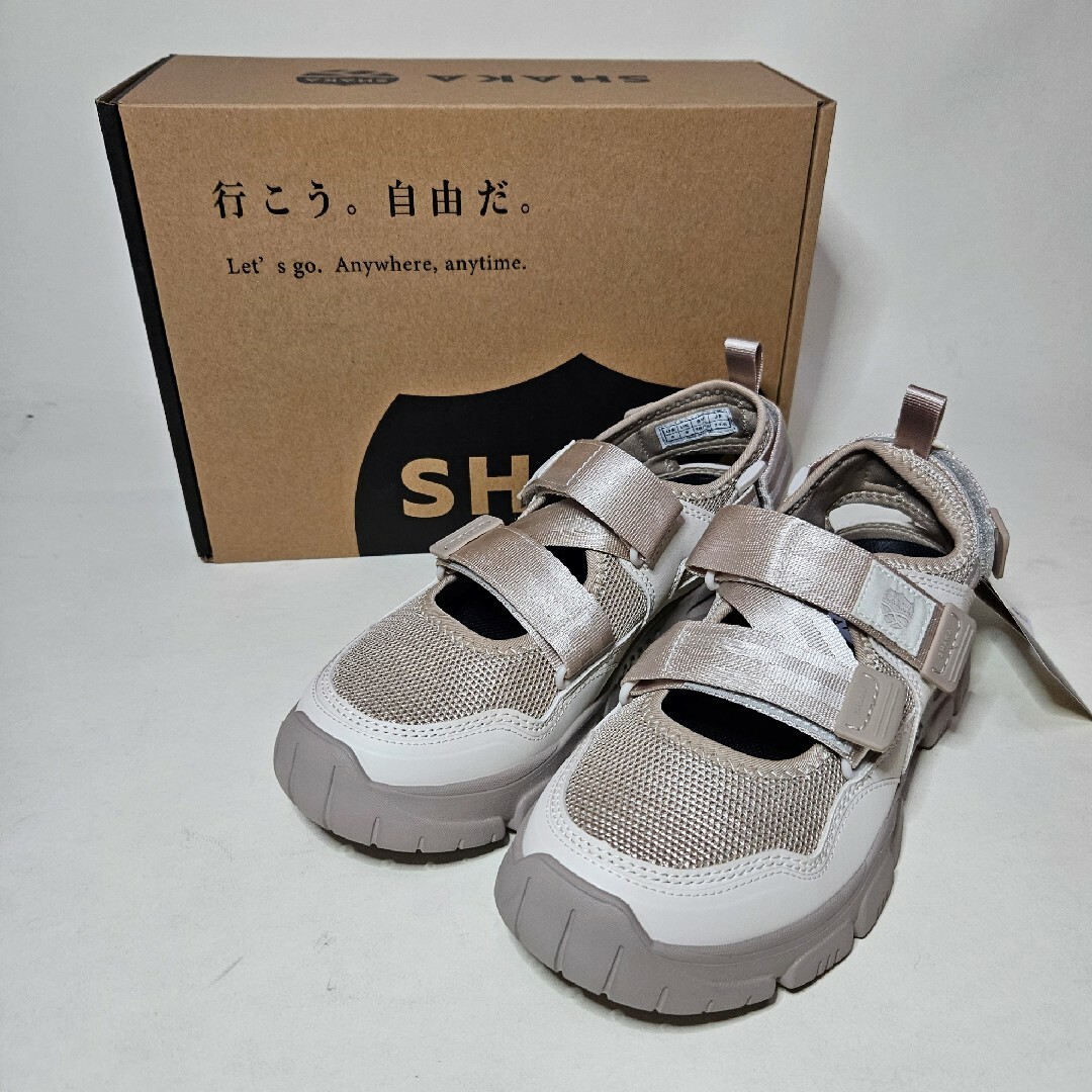 SHAKA(シャカ)の【新品】LINEN/TAUPE 24cm SHAKA オッタートレイル レディースの靴/シューズ(サンダル)の商品写真