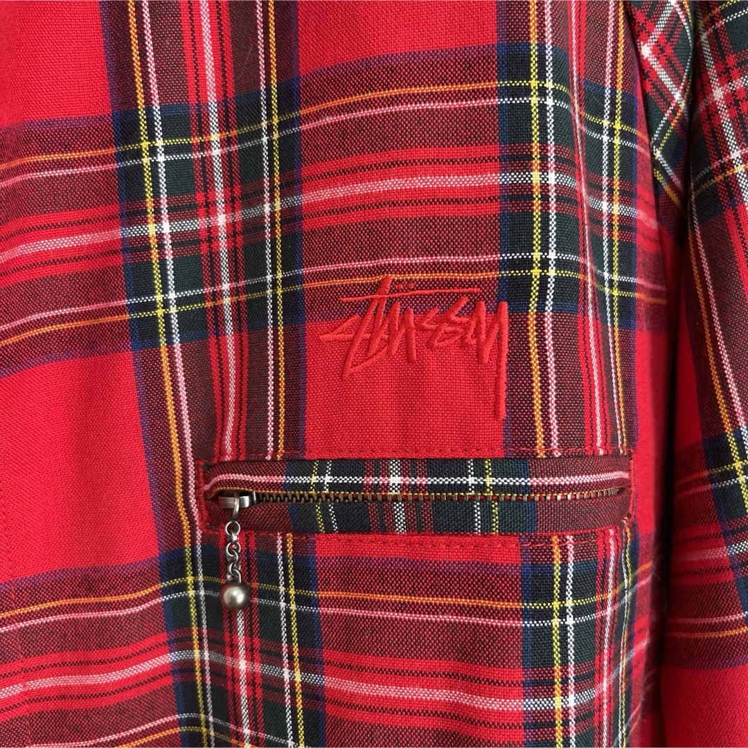 STUSSY(ステューシー)のStussy / チェック柄ジャケット / Lサイズ メンズのジャケット/アウター(ブルゾン)の商品写真