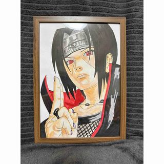 NARUTO うちはイタチ　手描きイラスト(その他)