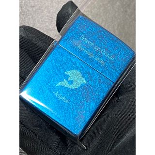 zippo ドルフィン ブルーダスト 特殊加工 希少モデル 2003年製(その他)