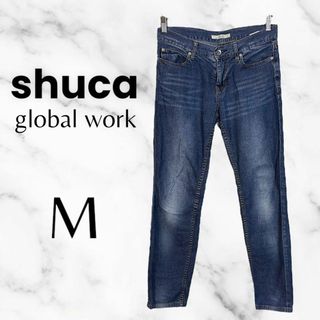 シュカグローバルワーク(shuca GLOBALWORK)の【shuca globalwork】ストレッチスキニーデニムパンツ　細見え　M(デニム/ジーンズ)