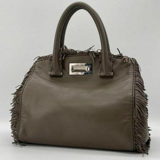 マックスマーラ(Max Mara)の✨️美品✨️MaxMara フリンジ ハンドバッグ トートバッグ 手持ち 手提げ(ハンドバッグ)